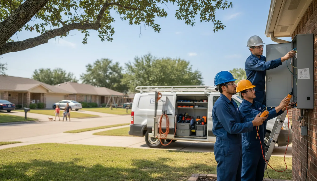 Certified electrician providing emergency electrical services in Marengo, OH